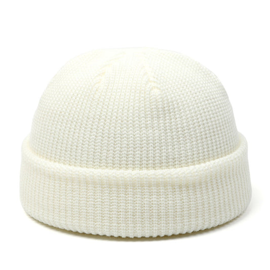 Knit retro beanie hat for women in winter