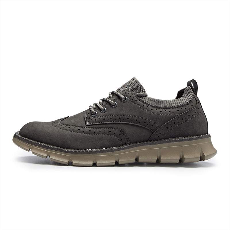 Casual Suede Lace Up Shoes for Men
