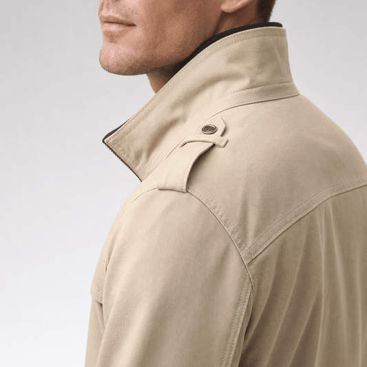 Men's utility bomber jacket with four flap pockets