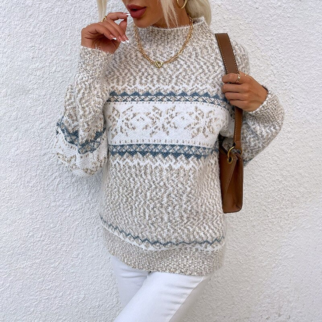 Sienna - Snowflake Knitted Pullover