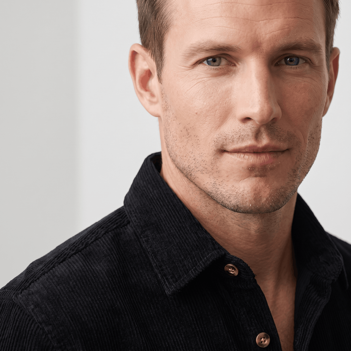 Wide Wale Corduroy Overshirt for Men