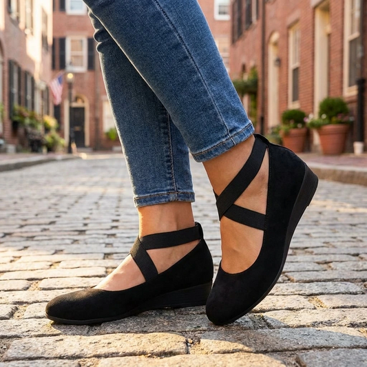 Women's adjustable strap orthopedic wedge sandals