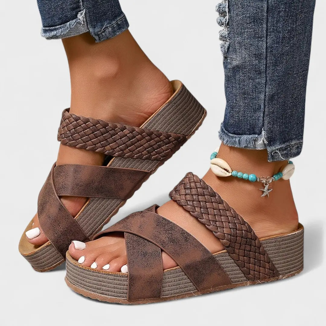 Delphine | Leather Orthopedic Sandals