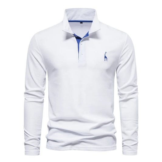 Marnix - Button Neck Polo Shirt