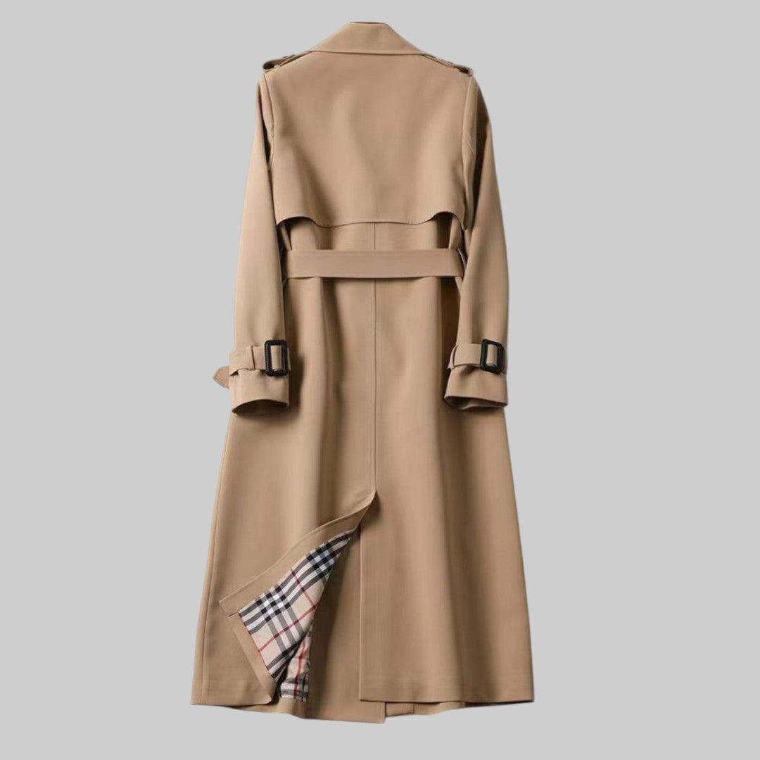 Anouk - Wrap-Front Belted Midi Trench Coat