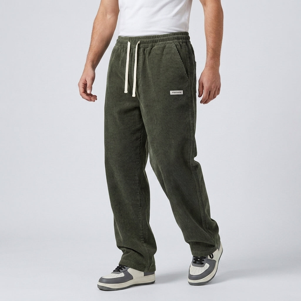 Joris - Loose Fit Corduroy Trousers