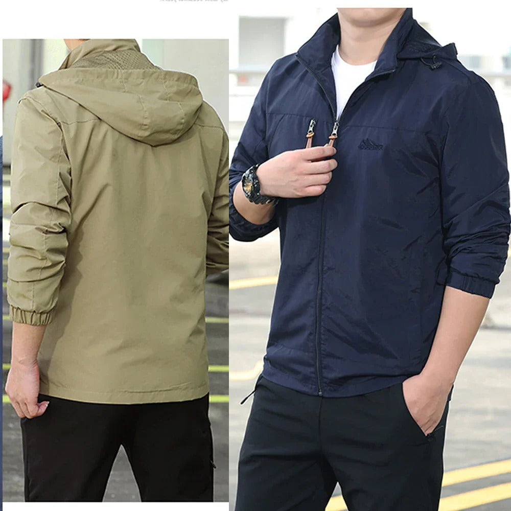 Men's tactical jacket with hood