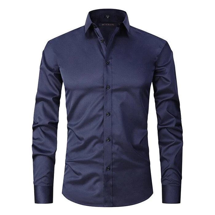 mens-business-polyester-blend-shirt-with-point-collar-and-button-cuffs-4