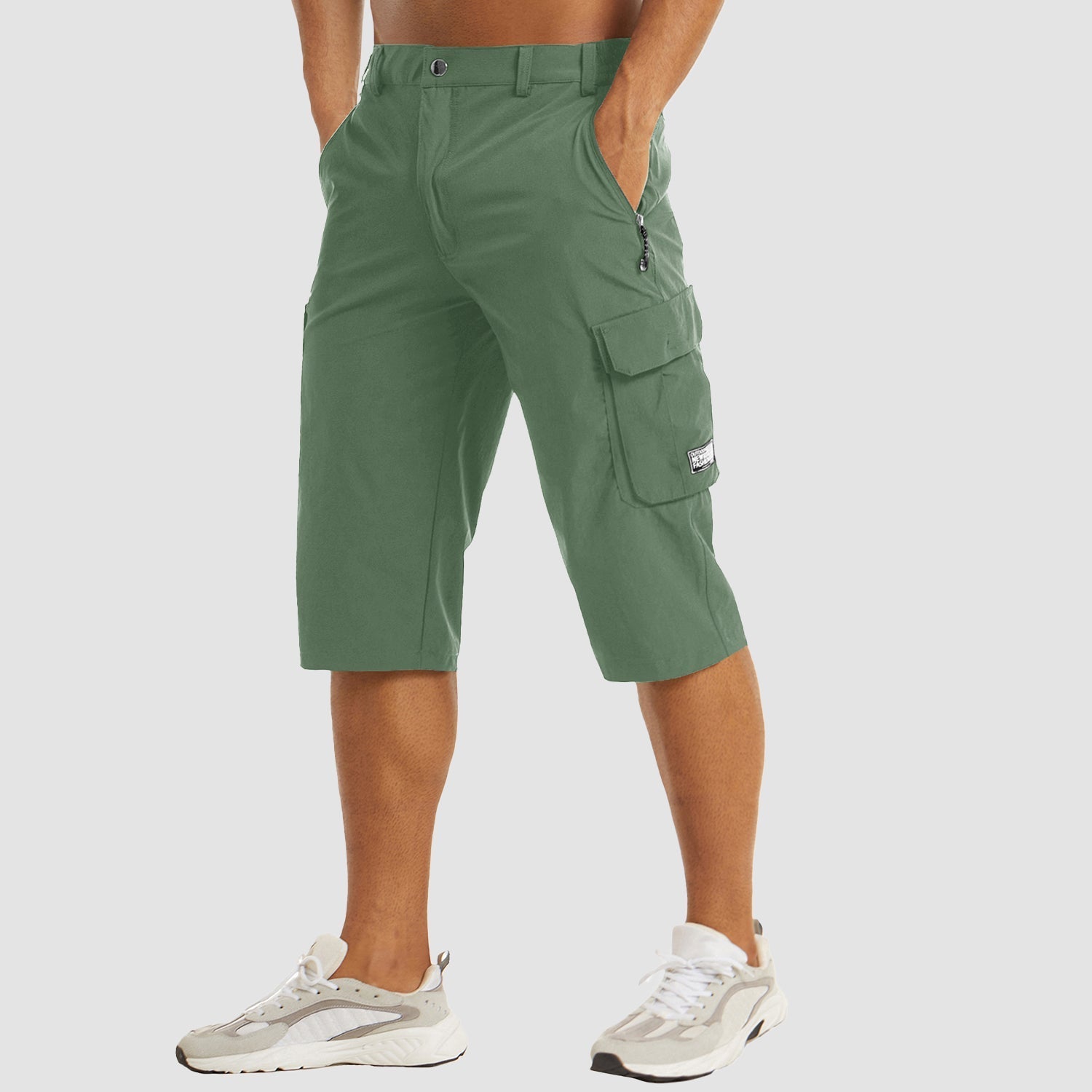mens-cargo-synthetic-shorts-with-zip-pocket-and-flap-pockets-14