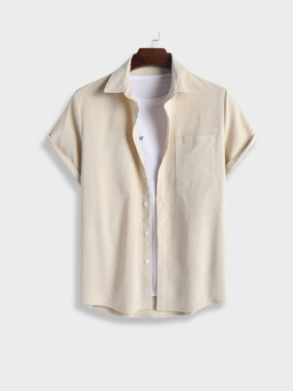mens-casual-ribbed-corduroy-shirt-set-with-drawstring-shorts-3