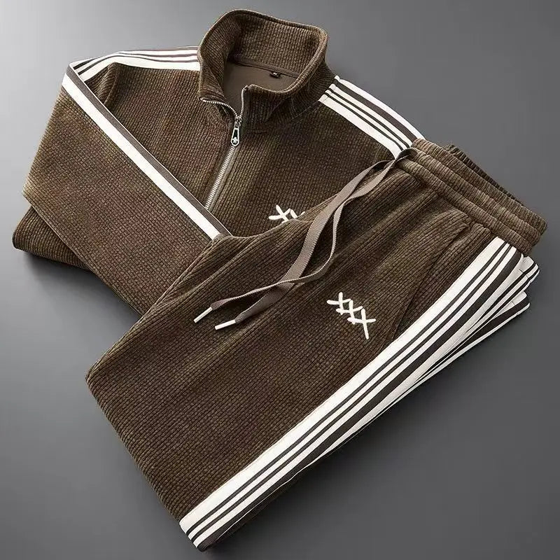 mens-corduroy-tracksuit-with-zip-jacket-and-stripe-trim-2