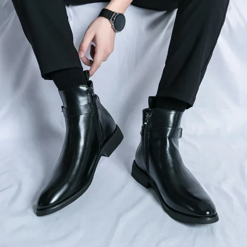 mens-dress-synthetic-ankle-boots-with-side-zipper-and-buckle-14