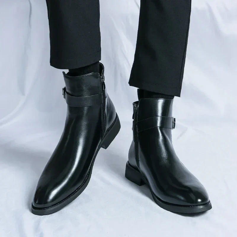 mens-dress-synthetic-ankle-boots-with-side-zipper-and-buckle-17