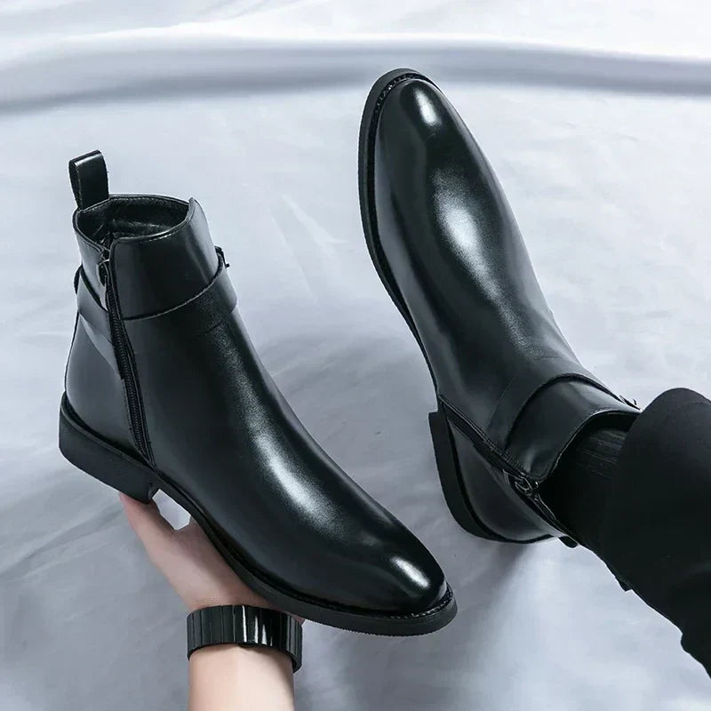 mens-dress-synthetic-ankle-boots-with-side-zipper-and-buckle-21