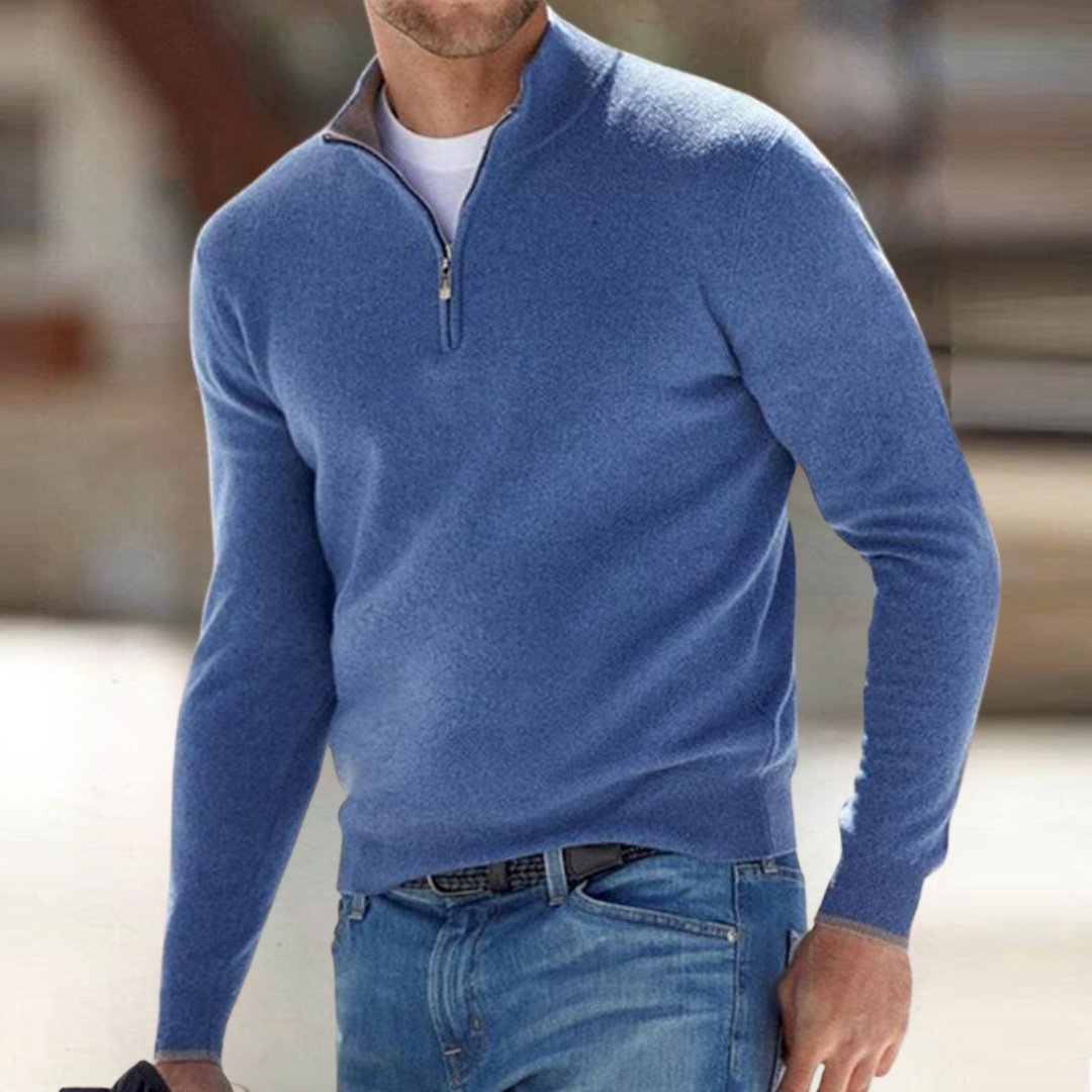 mens-fine-gauge-knit-sweater-with-quarter-zip-and-stand-collar-4