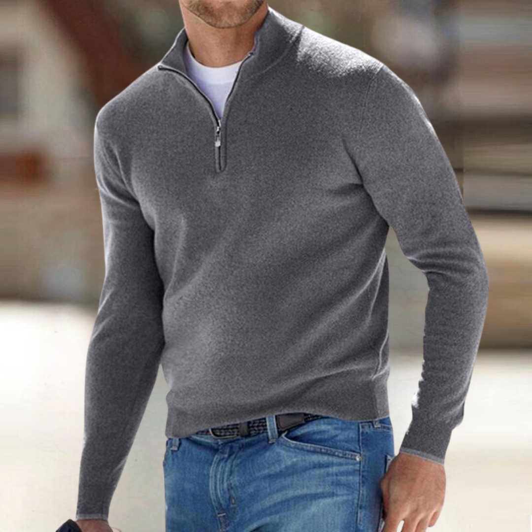mens-fine-gauge-knit-sweater-with-quarter-zip-and-stand-collar-7