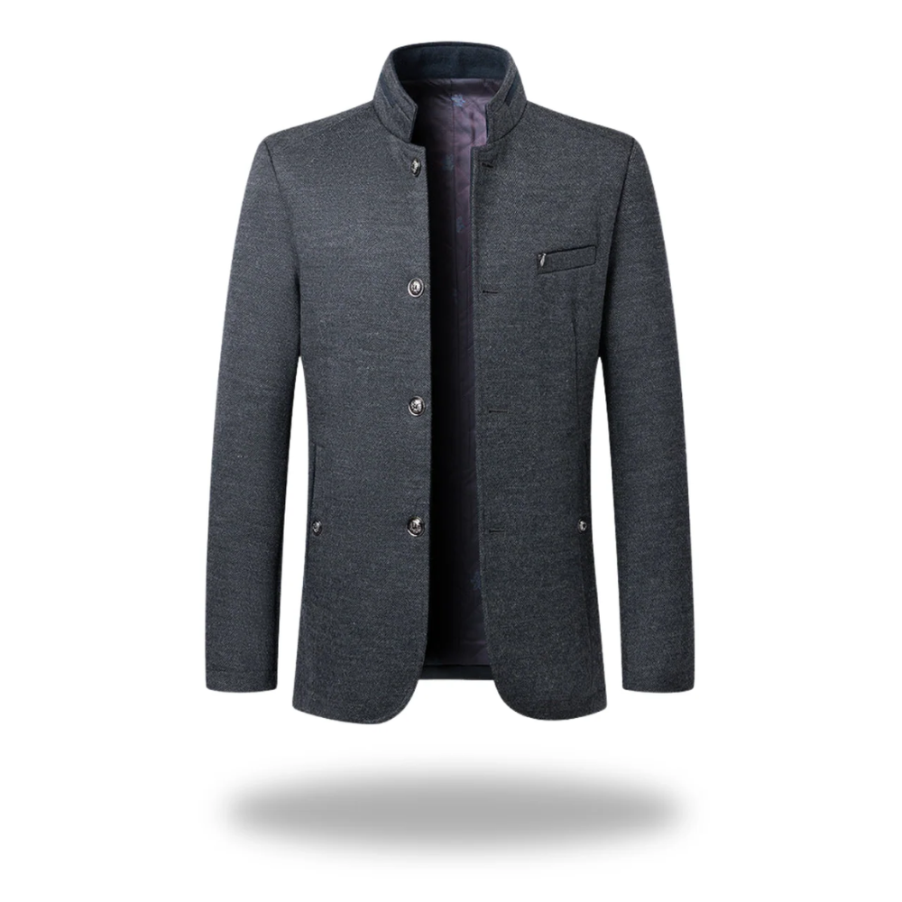 mens-formal-woven-blazer-with-stand-collar-and-button-front-4