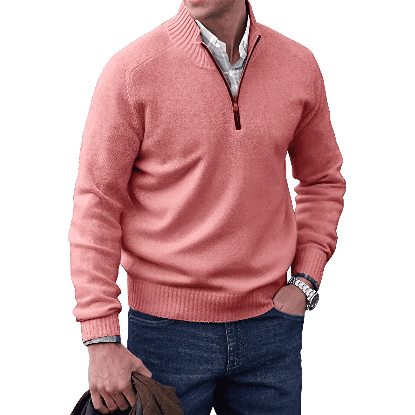 mens-knit-pullover-sweater-with-half-zip-and-ribbed-collar-10