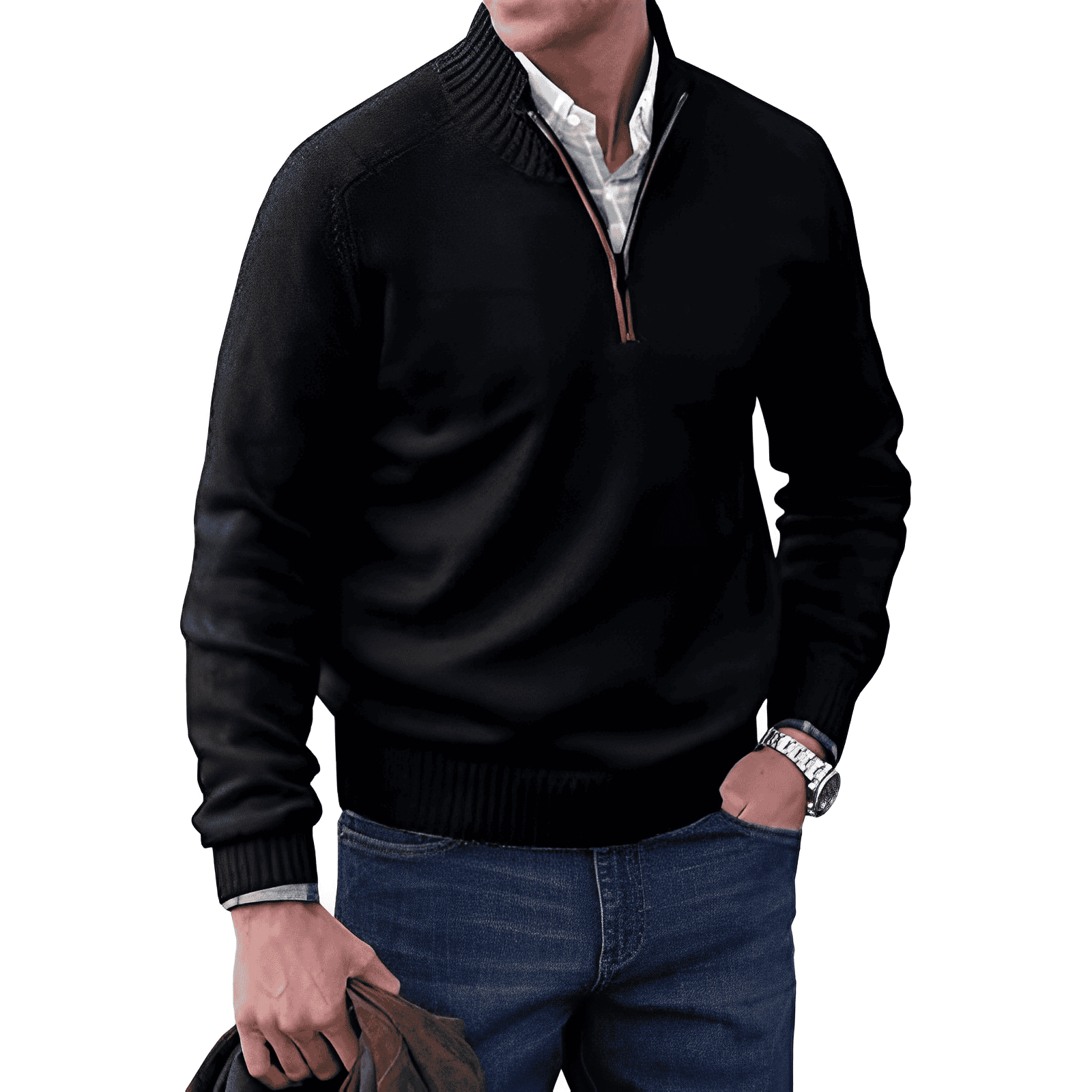 mens-knit-pullover-sweater-with-half-zip-and-ribbed-collar-11