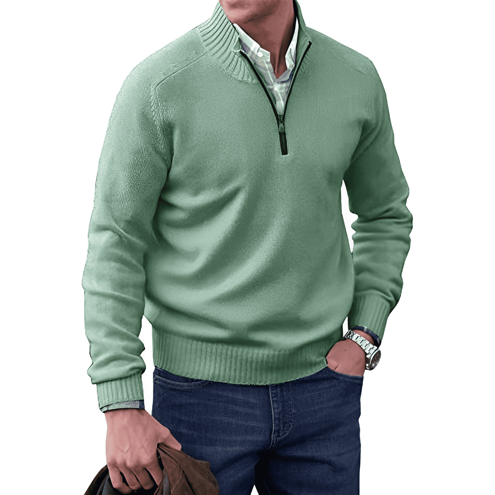 mens-knit-pullover-sweater-with-half-zip-and-ribbed-collar-8