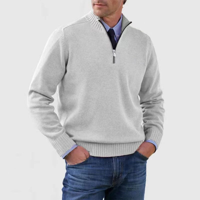 mens-knit-pullover-sweater-with-half-zip-mock-neck-2