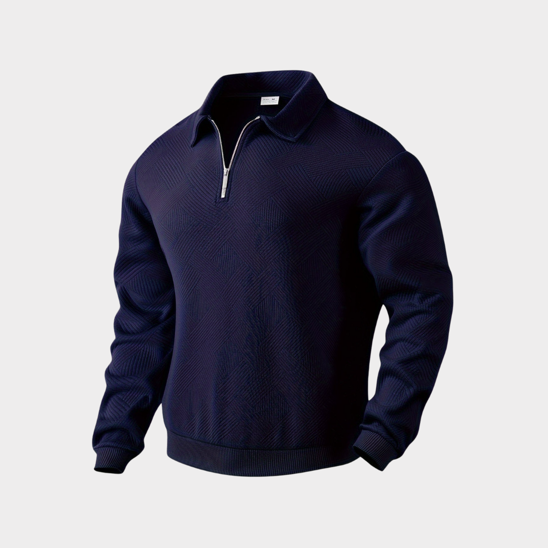 mens-knit-pullover-sweater-with-quarter-zip-and-pointed-collar-3
