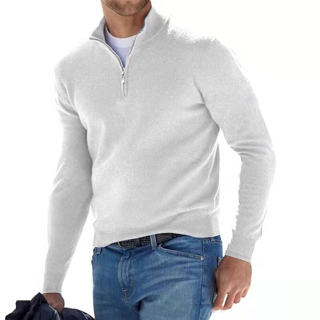 mens-knit-sweater-with-half-zip-mock-neck-and-rib-trim-8