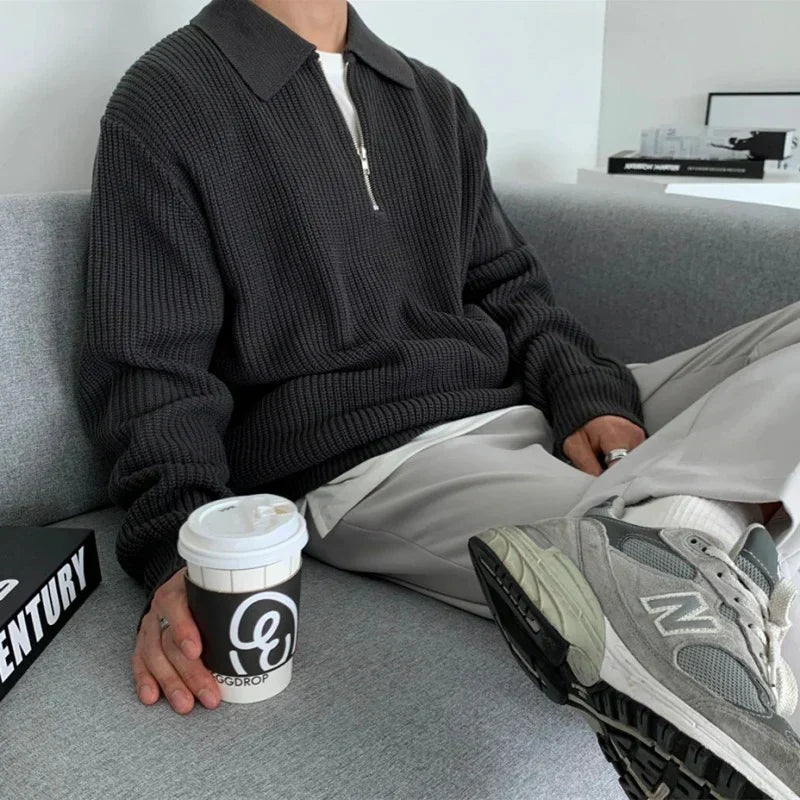 mens-knit-sweater-with-quarter-zip-and-spread-collar-7