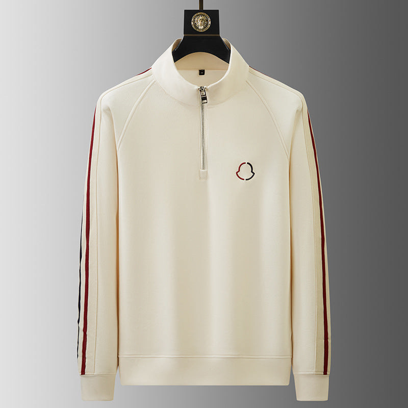 mens-knit-tracksuit-with-half-zip-collar-and-stripe-trim-12