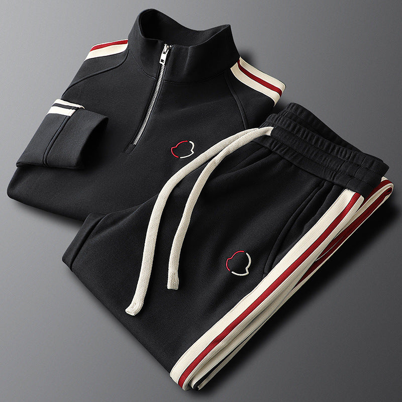 mens-knit-tracksuit-with-half-zip-collar-and-stripe-trim-8