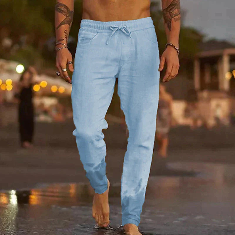 mens-linen-blend-pants-with-drawstring-waist-and-elastic-cuffs-8