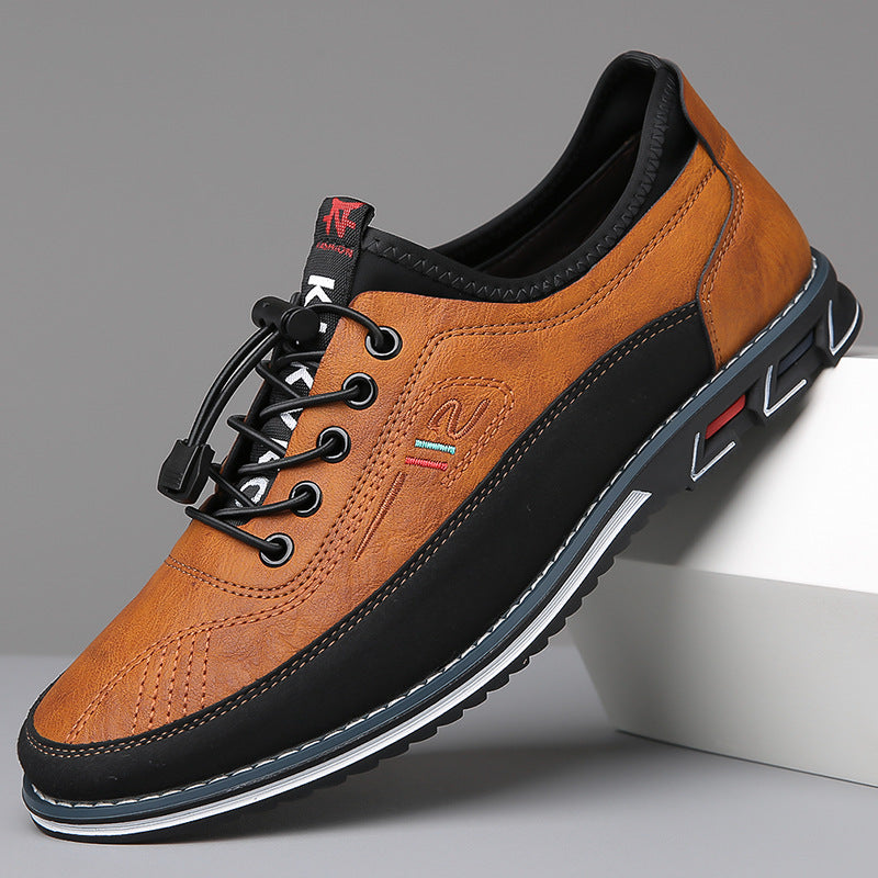 mens-oxford-style-faux-upper-shoes-with-lace-eyelets-and-tread-sole-2