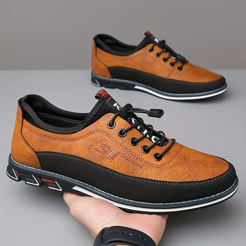 mens-oxford-style-faux-upper-shoes-with-lace-eyelets-and-tread-sole-3