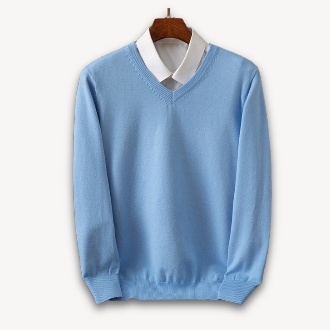 mens-plain-knit-sweater-with-v-neck-and-ribbed-trim-11