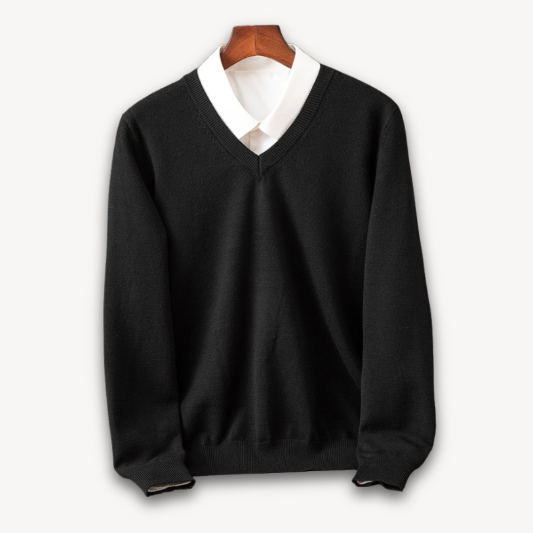 mens-plain-knit-sweater-with-v-neck-and-ribbed-trim-2