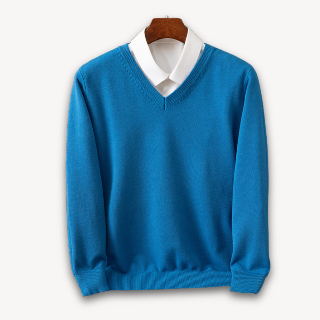 mens-plain-knit-sweater-with-v-neck-and-ribbed-trim-3