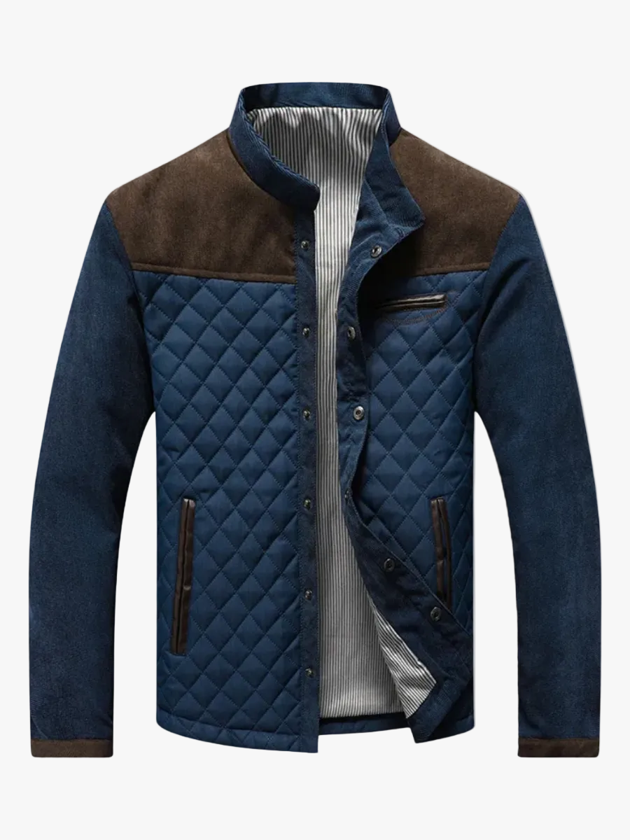 mens-quilted-jacket-with-stand-collar-and-snap-placket-1