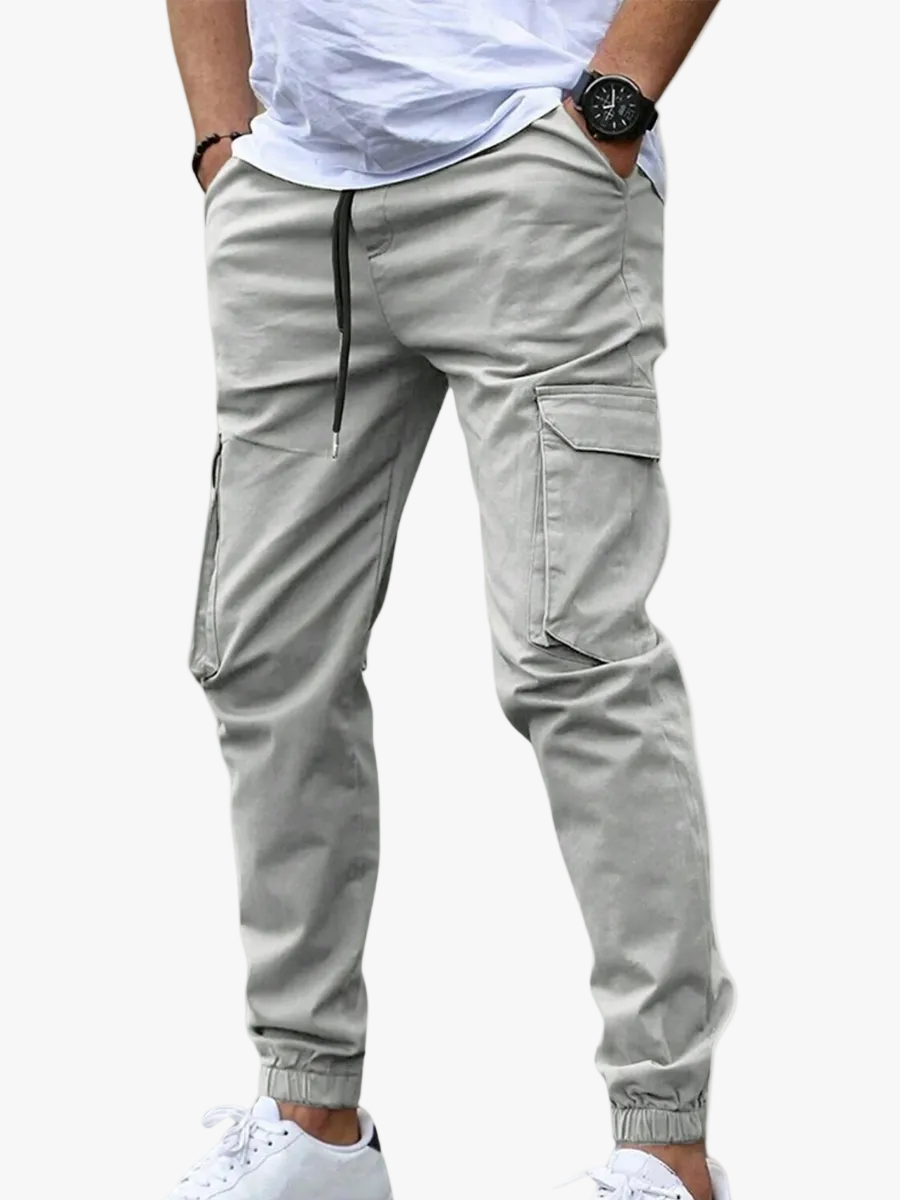 mens-woven-cargo-pants-with-drawcord-waist-and-cuffed-ankles-1