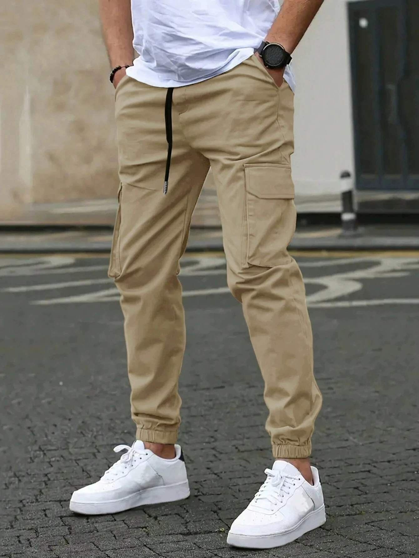 mens-woven-cargo-pants-with-drawcord-waist-and-cuffed-ankles-4