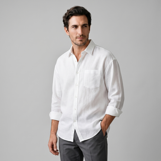 Bastiaan - Oversized Long Sleeve Shirt