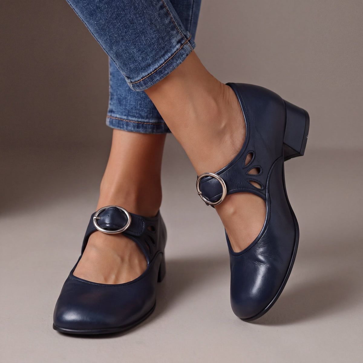 Women's casual sandals with padded footbed side view