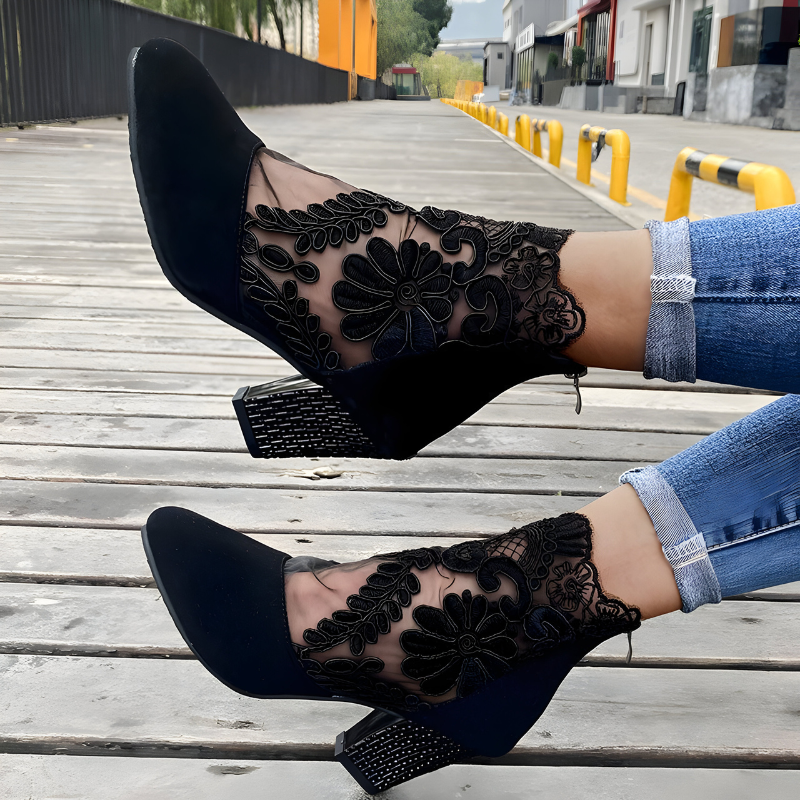 womens-ankle-synthetic-bootie-heels-with-lace-panels-and-back-zipper-4
