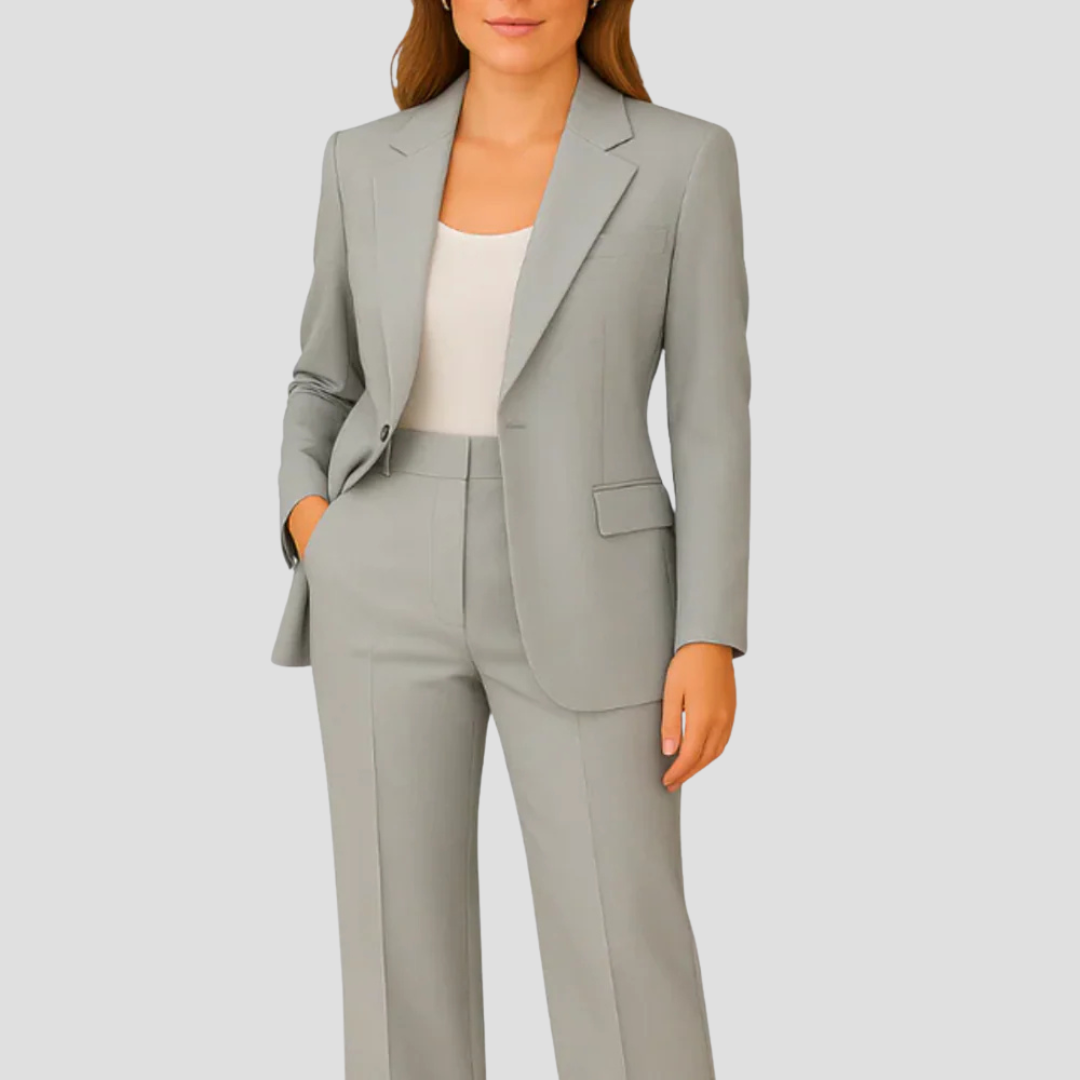 womens-business-woven-suit-set-with-notched-lapel-and-straight-leg-pants-4