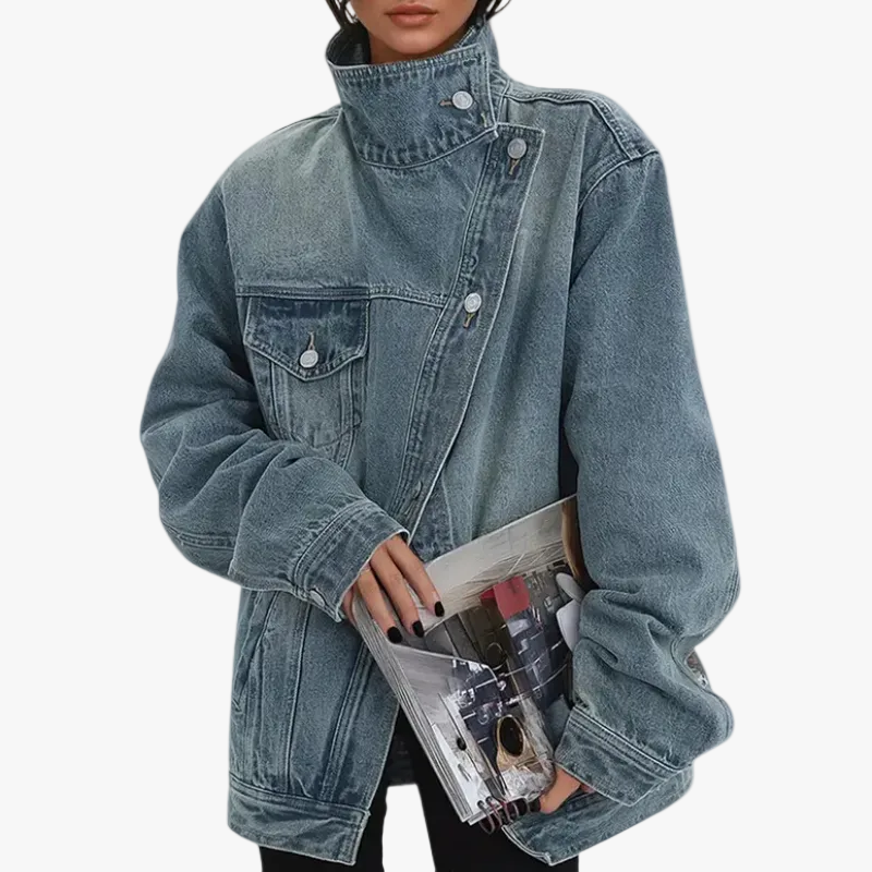 womens-casual-denim-jacket-with-asymmetric-buttons-and-stand-collar-1