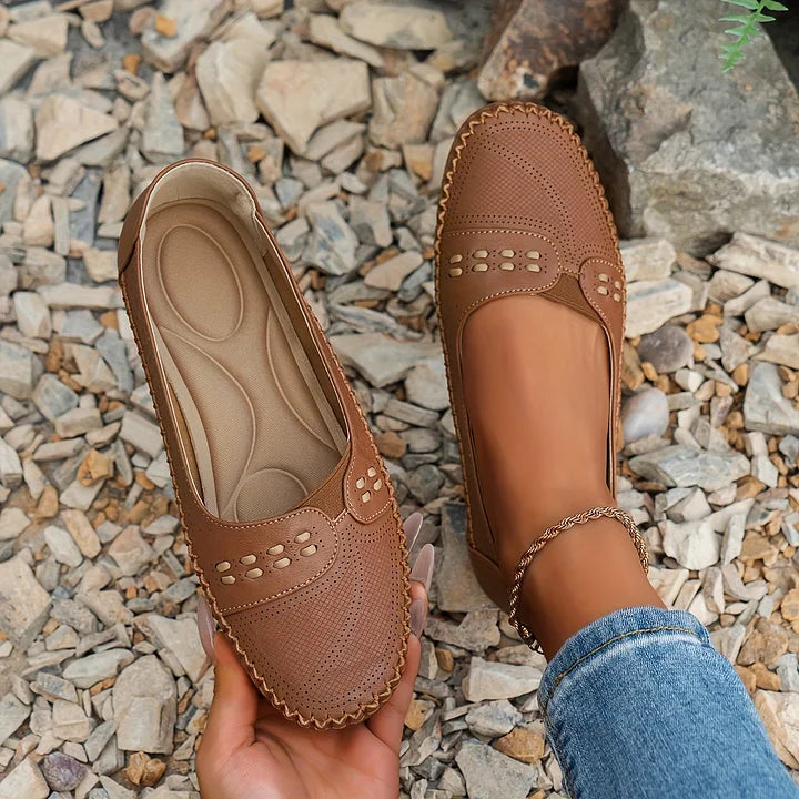 womens-casual-faux-flats-with-perforated-upper-and-whipstitch-trim-3