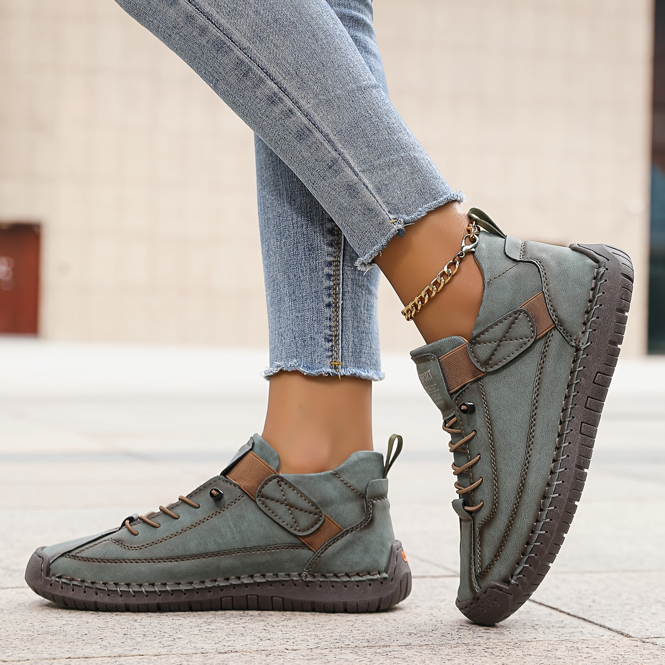 womens-casual-faux-suede-sneakers-with-strap-and-stitching-3
