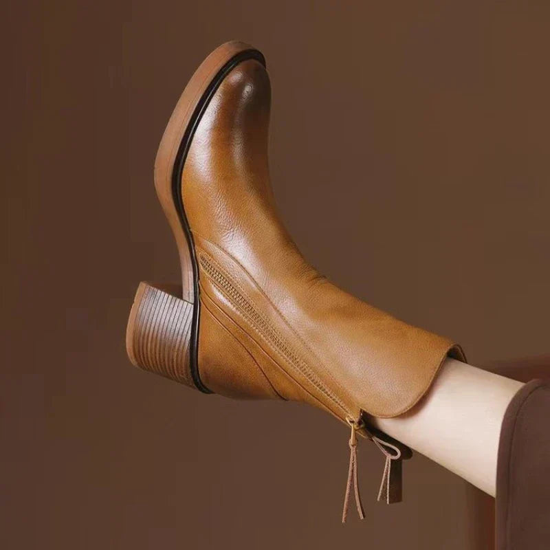 womens-casual-synthetic-ankle-boots-with-side-zipper-and-block-heel-2