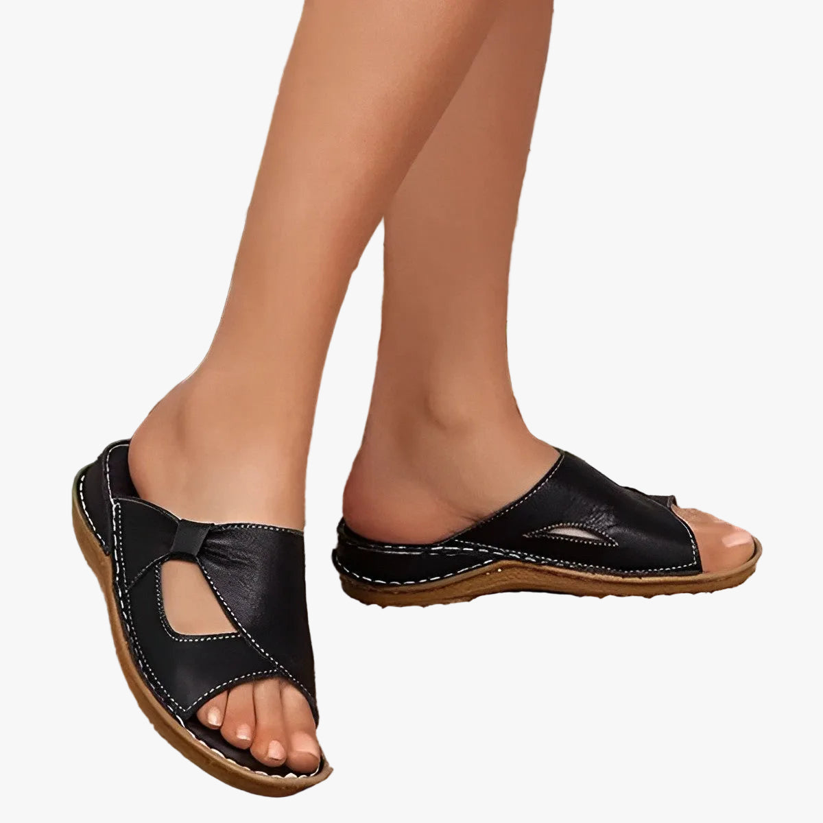 womens-casual-synthetic-slide-sandals-with-cutout-upper-and-stitching-1