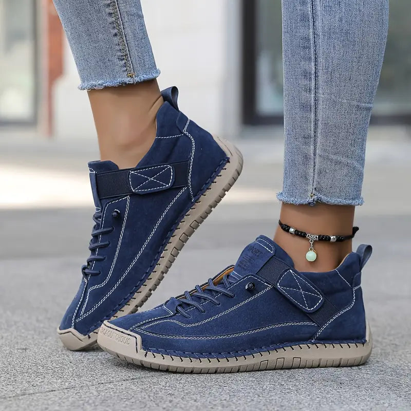 womens-casual-synthetic-suede-sneakers-with-laces-and-strap-2