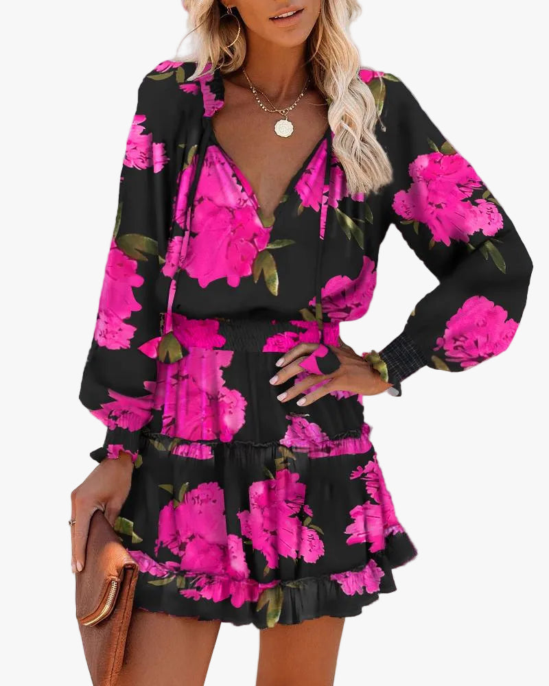 womens-casual-woven-mini-dress-with-neck-ties-and-tiered-ruffles-1